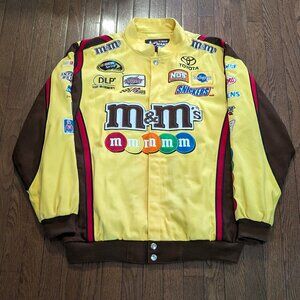 NWOT NASCAR Chase Authentics M&M's Kyle Busch Jacket - Size XL